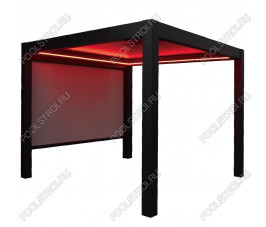 LED лента RGB c алюминиевой планкой 3,6 м x 2 (Антрацит)