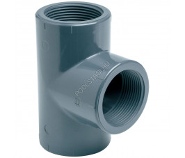 Тройник ПВХ Effast RERTIE040E 90° с внутренней резьбой, d1-1/4