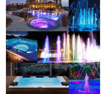 Прожектор светодиодный Aquaviva LED003 252LED (18 Вт) RGB